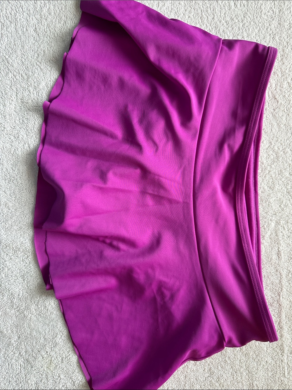 Lands' End magenta/purple girls swim skirt